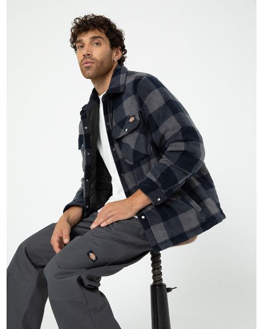 Dickies Portland Shacket, Herren, Größe in Blue für Herren