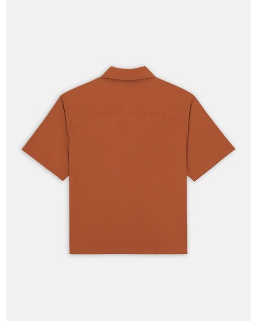Dickies Brown Fishersville Short Sleeve Shirt for men