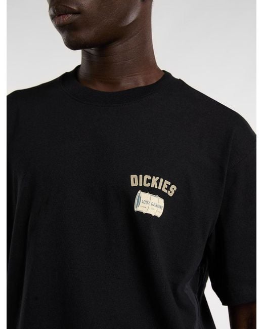 Dickies Black Service Crew T-Shirt for men