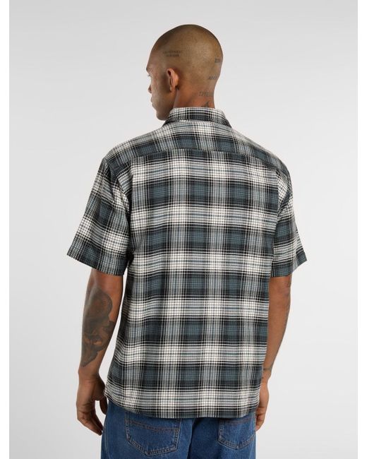 Chemise À Carreaux Manches Courtes Mike Anderson, Homme, Taille Dickies pour homme en coloris Gray