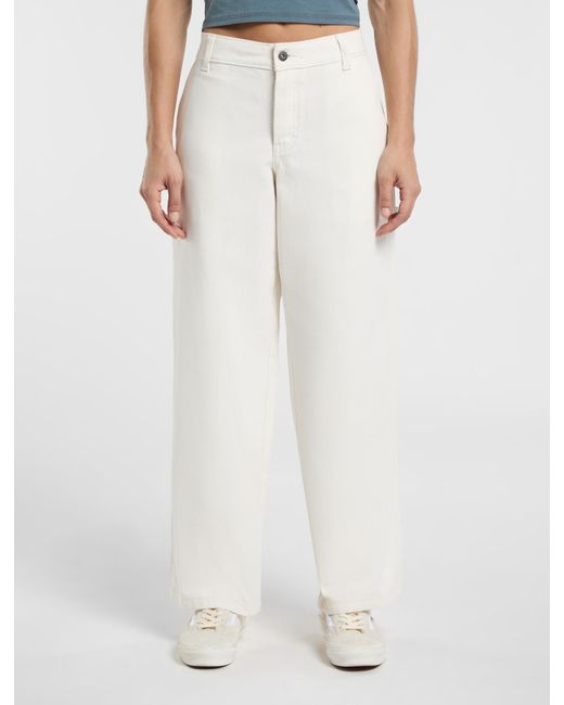 Dickies White Duck Canvas Hose Frau