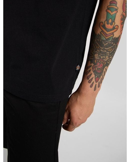 Dickies Black Icon Midweight T-Shirt for men