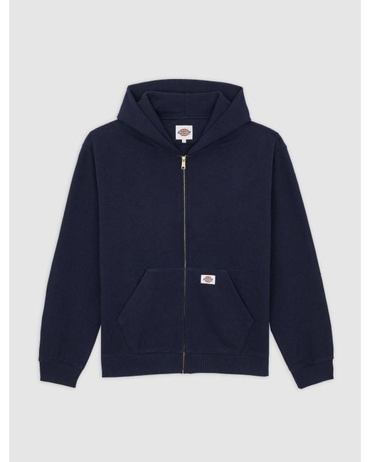 Dickies Mineral Kapuzenpullover Mit Reißverschluss, Herren, Größe in Blue für Herren