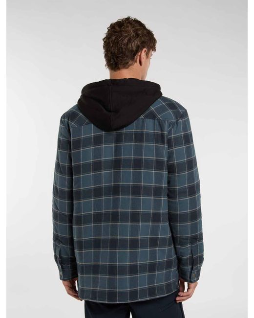 Chemise À Capuche En Polaire Et Flanelle, Homme, Taille Dickies pour homme en coloris Blue