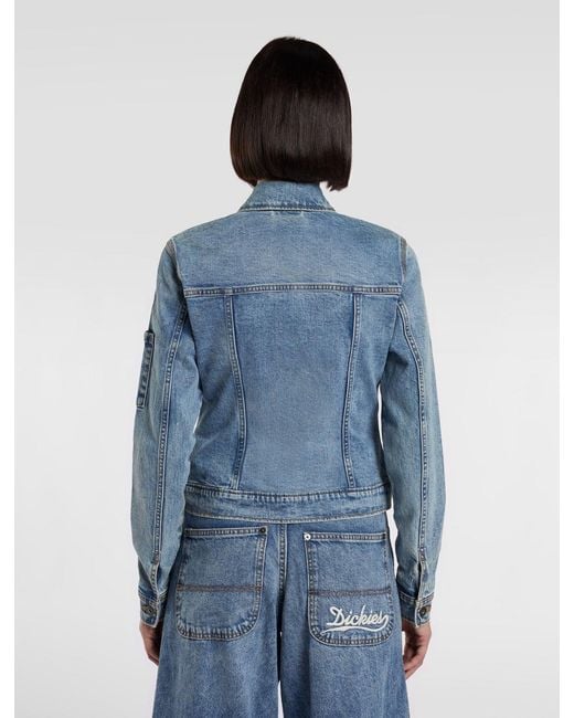 Veste En Jean Slim, Femme, Taille Dickies en coloris Blue