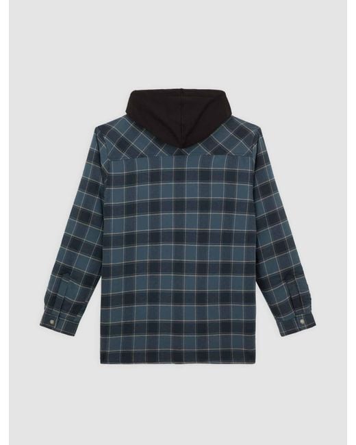 Chemise À Capuche En Polaire Et Flanelle, Homme, Taille Dickies pour homme en coloris Blue