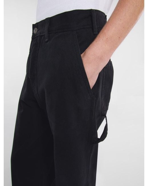 Pantalon Carpenter En Toile Légère Homme Dickies pour homme en coloris Black