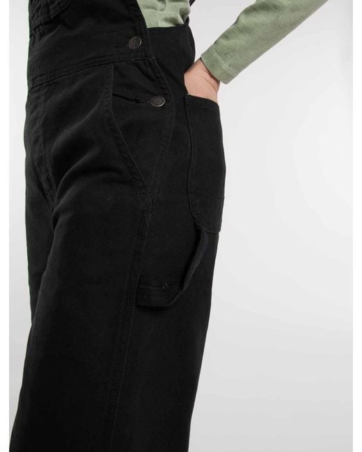 Peto De Lona Holgado, Mujer, Talla Dickies de color Black