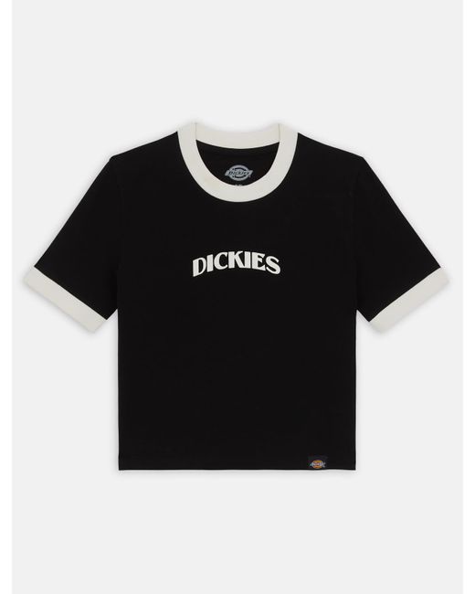 Dickies Black Herndon Ringer Short Sleeve T-shirt