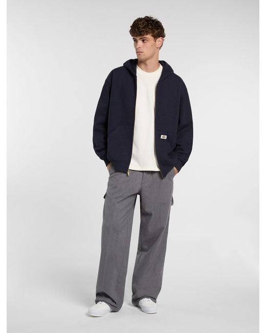Dickies Mineral Kapuzenpullover Mit Reißverschluss, Herren, Größe in Blue für Herren