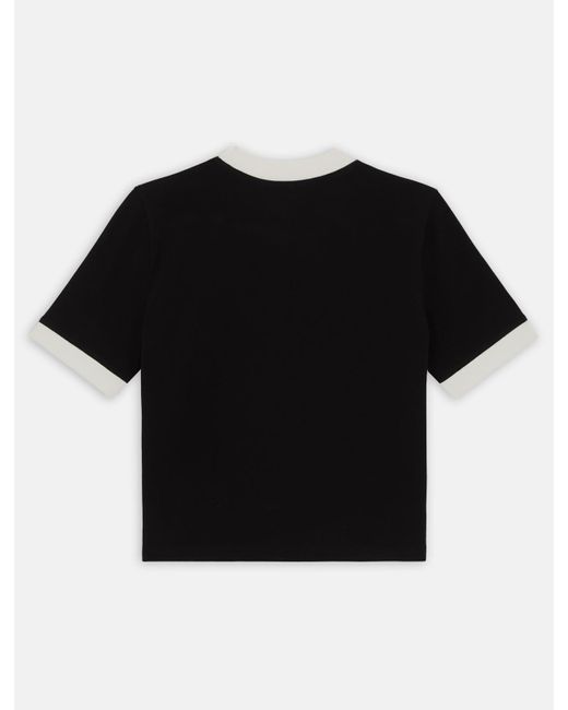 Dickies Black Herndon Ringer Short Sleeve T-shirt