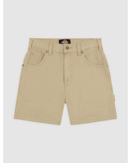 Short Carpenter Duck Canvas, Femme, Taille Dickies en coloris Natural
