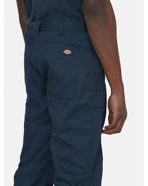 Dickies Blue Action Flex Trousers for men