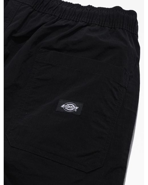 Dickies Black Textured Nylon Work Shorts for men