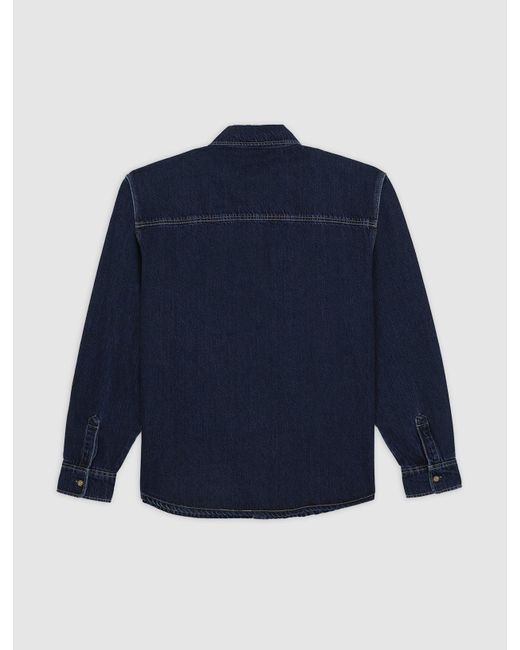 Chemise En Jean À Manches Longues Mechanic, Homme, Taille Dickies pour homme en coloris Blue
