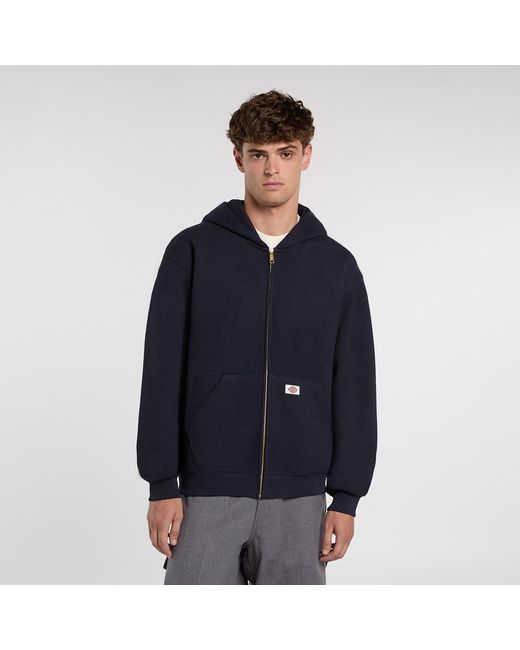 Dickies Mineral Kapuzenpullover Mit Reißverschluss, Herren, Größe in Blue für Herren