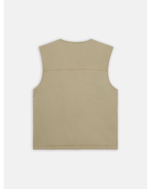 Dickies Gepolsterte Duck Canvas Weste, Herren, Größe in Natural für Herren