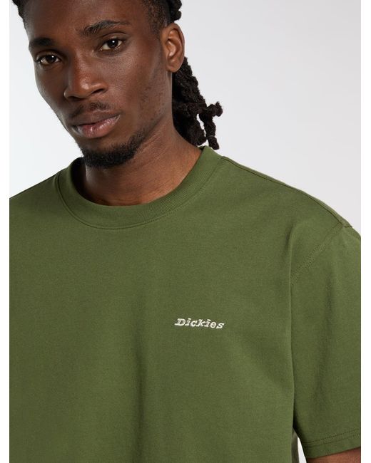 Dickies Green Loretto Midweight T-Shirt for men