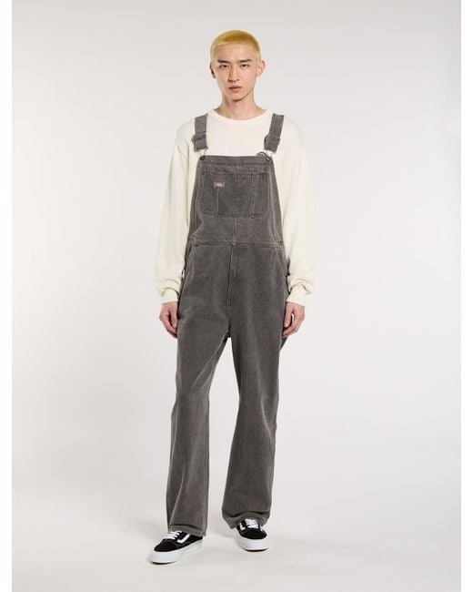 Dickies Denim Classic Latzhose, Herren, Größe in White für Herren