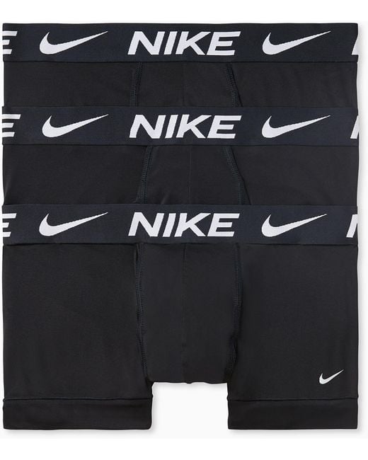 Nike Essential Micro Trunks – 3 Pack in Black for Men - Lyst