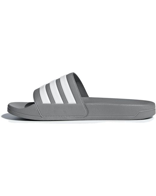 adidas slides mens grey