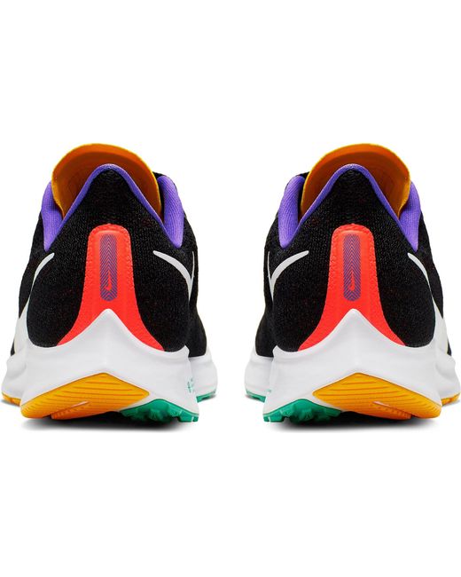 nike women's air zoom pegasus 36 running shoes black yellow green