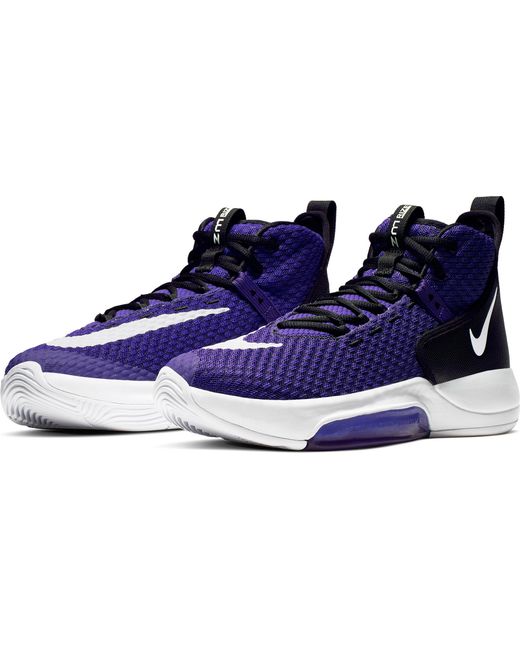 nike zoom rize basketball shoes purple