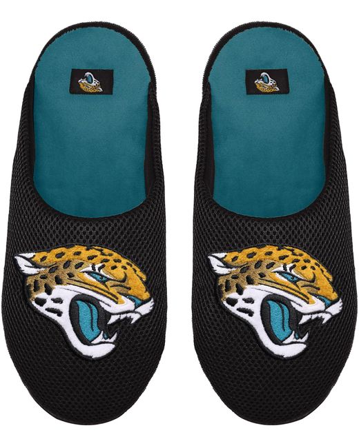 FOCO Jacksonville Jaguars Logo Mesh Slippers in Black for Men Lyst