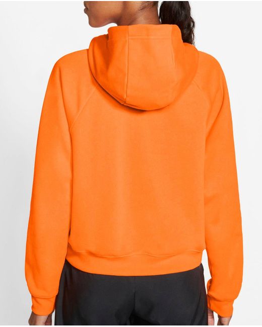 Nike Swoosh Overhead Fleece Hoodie in Orange - Save 19% - Lyst
