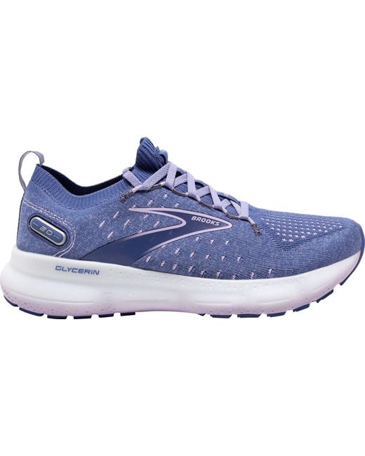 brooks men's glycerin stealthfit gts 20 running shoes
