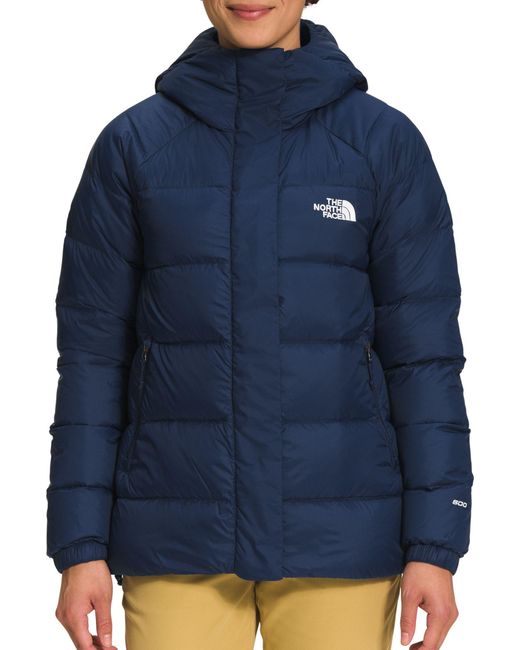 The North Face Hydrenalite Down Midi Jacket in Blue | Lyst