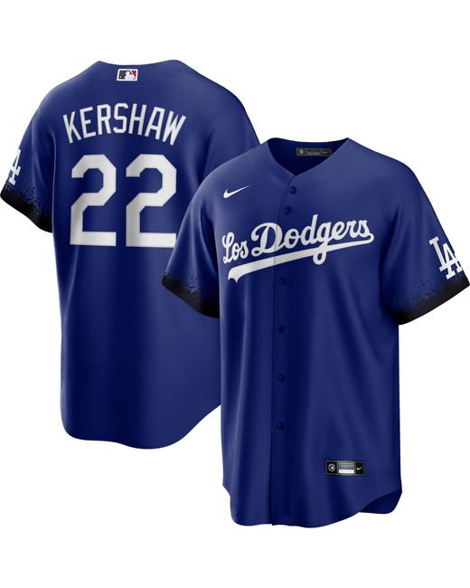 Nike Los Angeles Dodgers Clayton Kershaw 22 2022 City Connect Cool