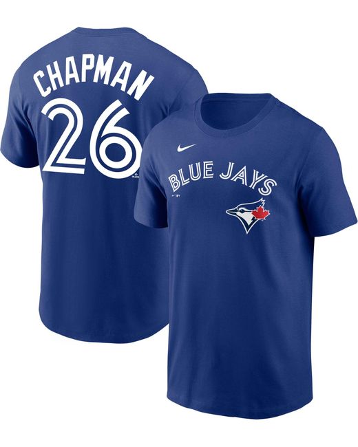 Nike Toronto Blue Jays Matt Chapman #26 Blue T-shirt for Men | Lyst