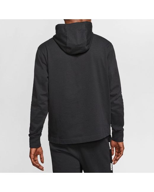 nike men's sportswear club jersey pullover hoodie