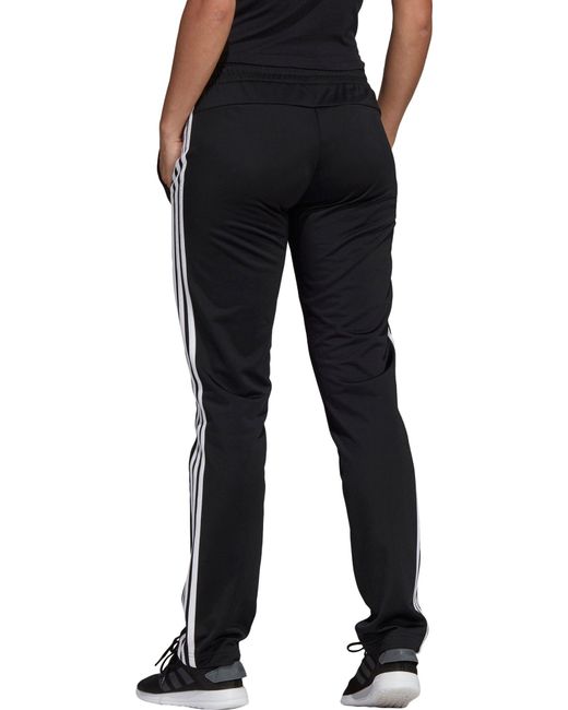 adidas Essentials Tricot Open Hem Pants in Black - Lyst