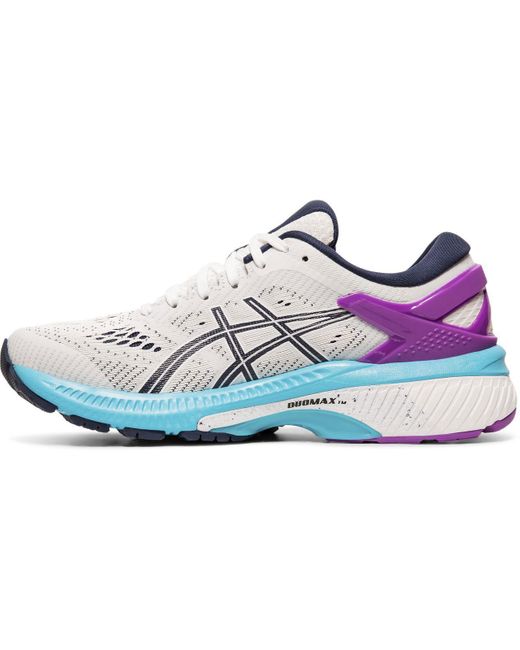 asics multicolor running shoes