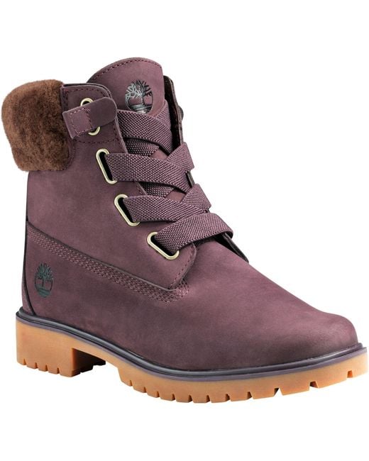 timberland women's jayne 6in wp shearling convenience boot