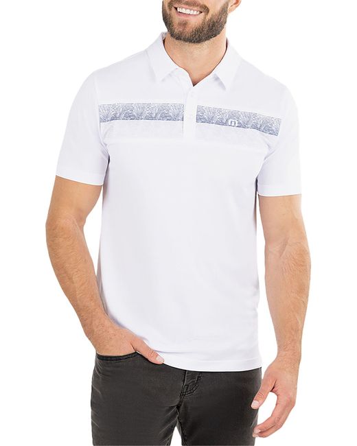 Travis Mathew Over The Fence Golf Polo in White for Men | Lyst