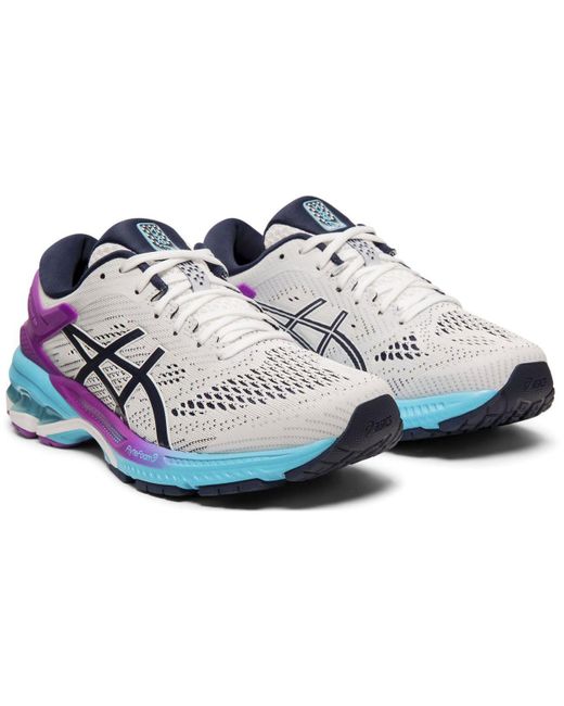 asics multicolor running shoes
