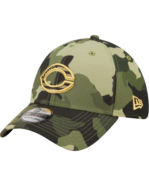 KTZ Armed Forces Day 2022 Cincinnati Reds Camo 39thirty Stretch Fit Hat