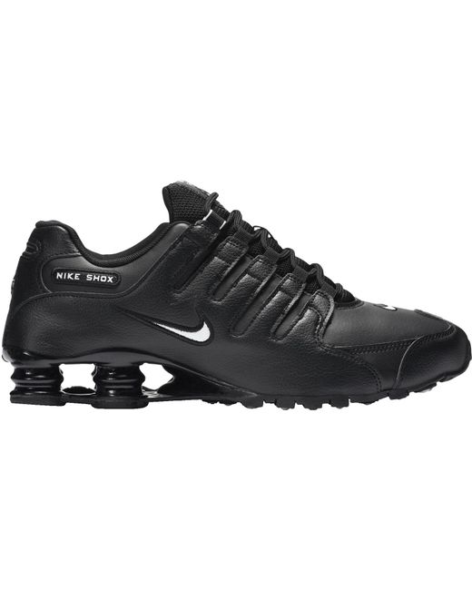 nike shox nz black and white