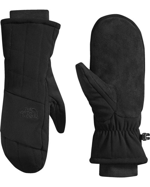 Lyst - The north face Pseudio Insulated Mittens in Black