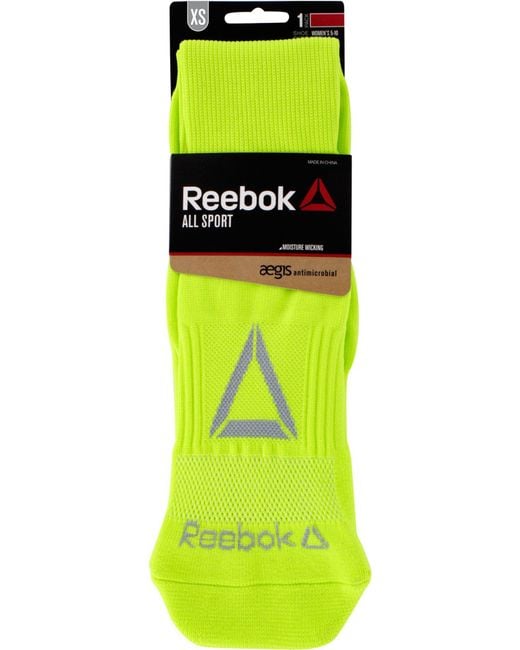 Reebok All Sport Athletic Knee High Socks in Green for Men Lyst