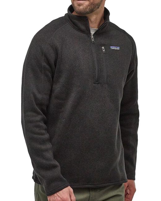 mens patagonia fleece quarter zip