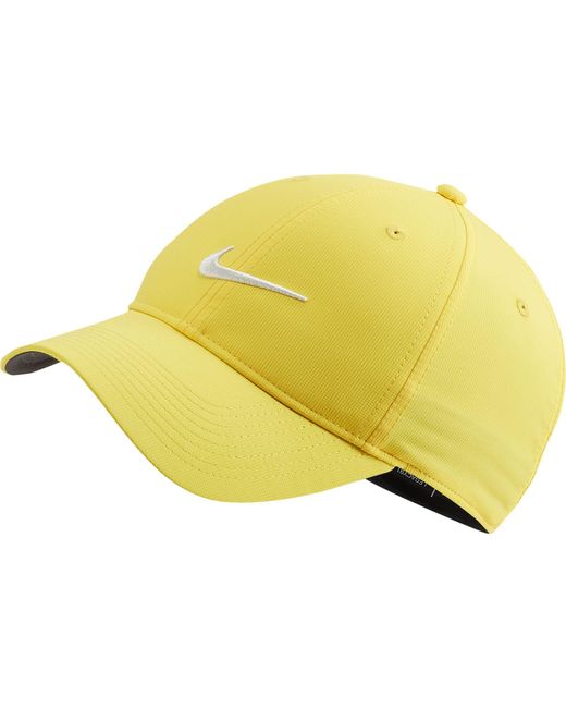 yellow nike cap