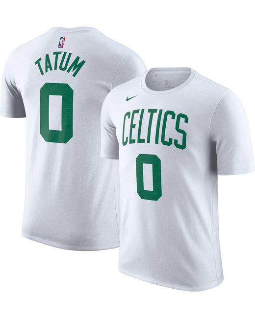 Nike Boston Celtics Jayson Tatum 0 White Tshirt for Men Lyst