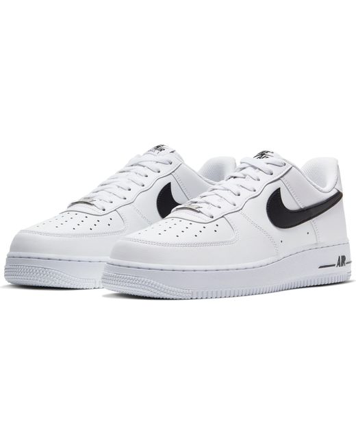 black & white air force 1 low premium trainers