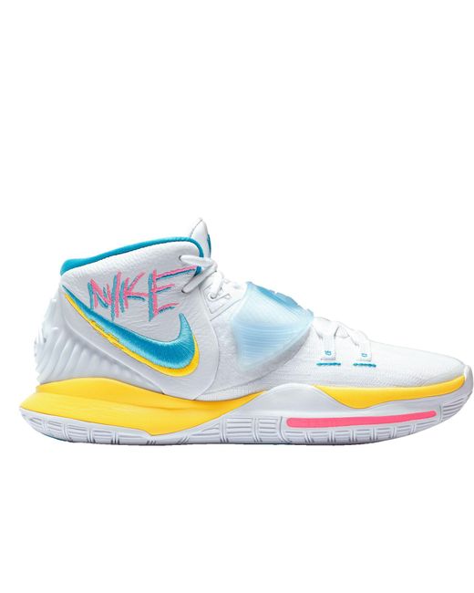 pink white and blue shoes