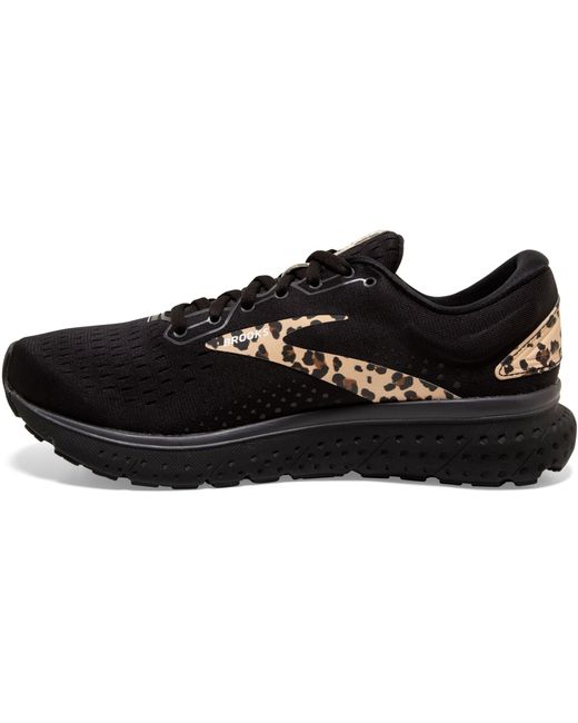 brooks women's glycerin 18 leopard print running shoes