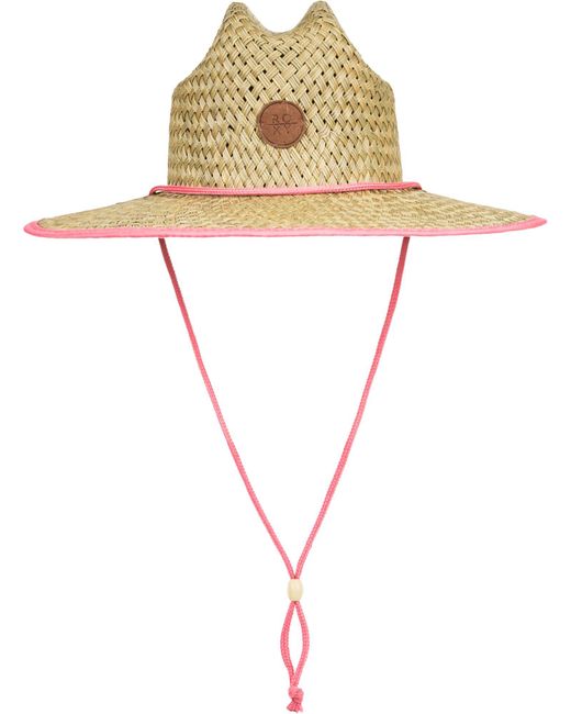 Roxy Pina To My Colada Straw Hat in White Lyst